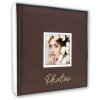 ZEP Fotoalbum Dante Bruin 32x32 cm 60 witte paginas met vensterperforatie