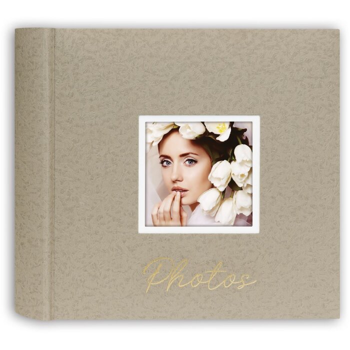 ZEP Fotoalbum Dante Beige 32x32 cm 60 witte paginas vensterponsen