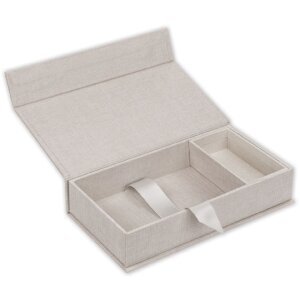 ZEP USB Fotodoos Lodi Beige Linnen 23x12,5x5 cm zonder...