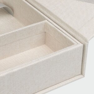ZEP USB Fotodoos Lodi Beige Linnen 23x12,5x5 cm zonder USB stick