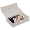 ZEP USB Fotodoos Lodi Beige Linnen 23x12,5x5 cm zonder USB stick