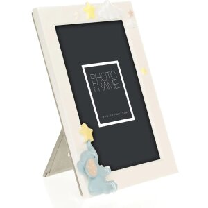 ZEP poly resin fotolijst Eddy 10x15cm ivoor blauw