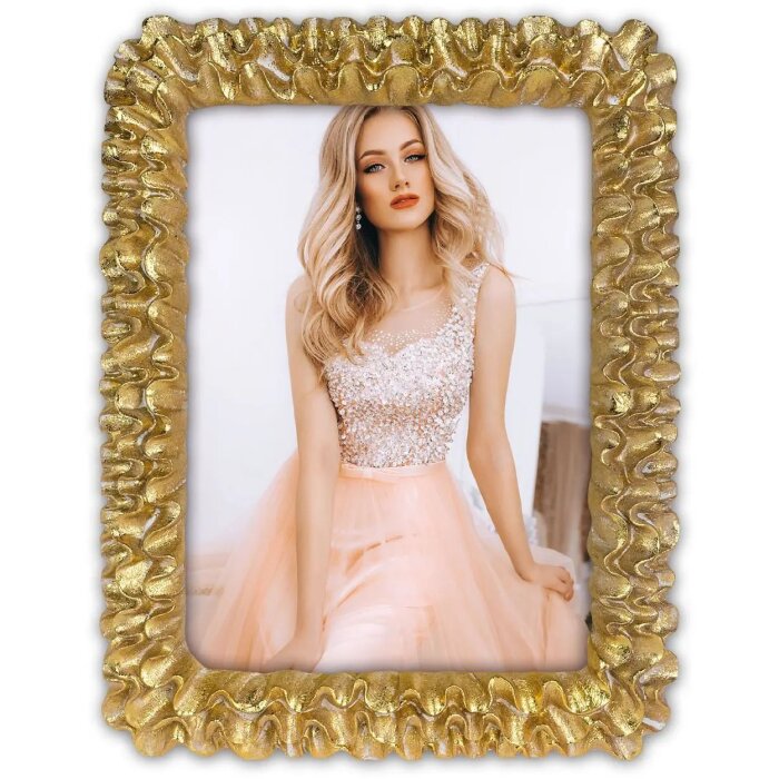 ZEP polyhars fotolijst Bonette 13x18 cm goud