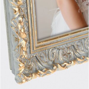 ZEP poly resin fotolijst Valbonne 13x18 cm grijs goud
