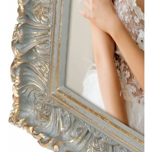 ZEP poly resin fotolijst Valbonne 15x20 cm grijs goud