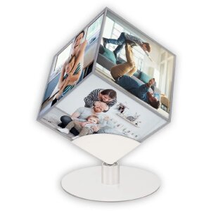 ZEP 6-zijdige acrylkubus Steven 8,5x8,5 cm met draaibare...