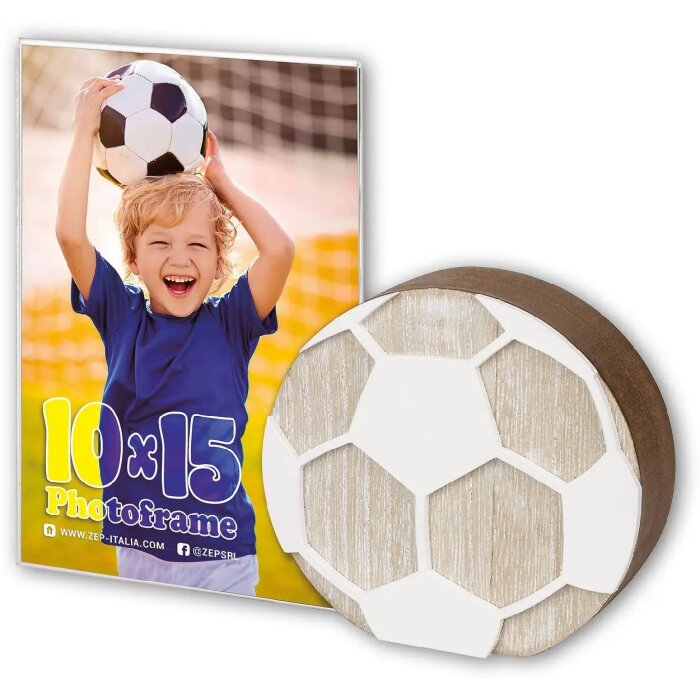 ZEP Acryl en houten fotolijst Messi 10x15 cm