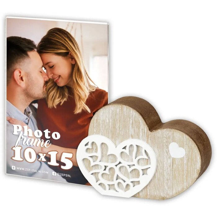 ZEP Acryl en houten fotolijst Gioia 10x15 cm