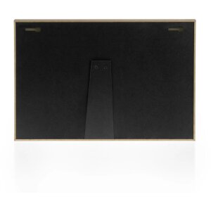 ZEP dubbele lijst Elvas voor 10x15 en 13x18 cm gemaakt van hout wit zwart