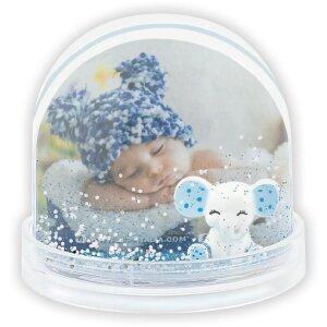 ZEP kunststof fotobal baby blauw 6,5x6,2 cm