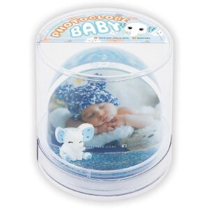 ZEP kunststof fotobal baby blauw 6,5x6,2 cm