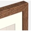 ZEP Houten fotolijst Malmo Bruin 30x30 cm met passe-partout 20x20 cm