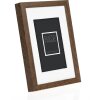 ZEP Houten fotolijst Malmo Bruin 30x30 cm met passe-partout 20x20 cm