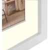 ZEP Houten fotolijst Malmo Wit 30x30 cm met passe-partout 20x20 cm