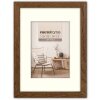 ZEP Houten fotolijst Malmo Bruin 10x15 cm met passe-partout 7x10 cm