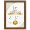 ZEP houten certificaat frame bruin 29,7x42 cm DIN A3