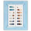 ZEP Houten fotolijst Procida Blauw 10x15 cm met luiken
