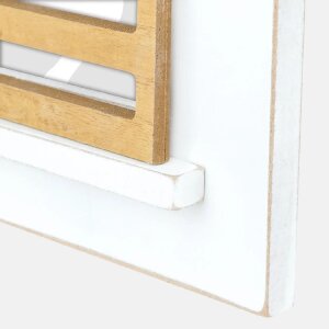 ZEP Houten fotolijst Ravello voor 2 fotos 10x15 cm Wit Natuur