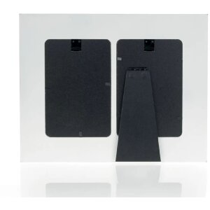 ZEP Houten fotolijst Ravello voor 2 fotos 10x15 cm Wit Natuur