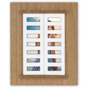 ZEP Houten fotolijst Procida Bruin 10x15 cm met luiken