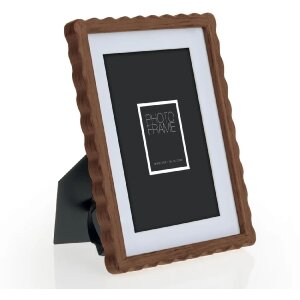 ZEP Houten fotolijst Lione Bruin 13x18 cm met passe-partout 9x13 cm