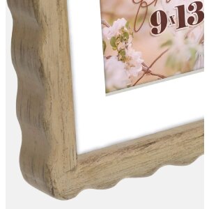 ZEP Houten fotolijst Lione Nature 20x30 cm met passe-partout 15x20 cm