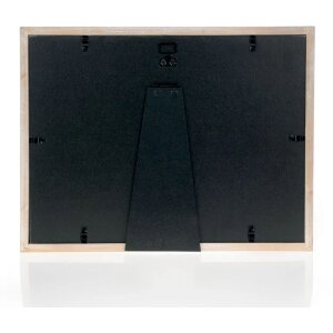 ZEP houten dubbele lijst Selene voor 2 fotos 13x18 cm vintage hartdecoratie natuur wit