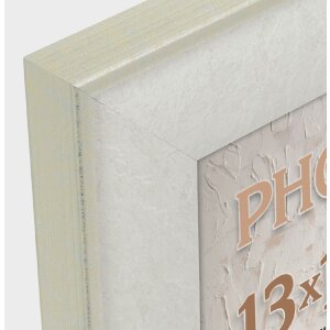 ZEP fotolijst Colmar Wit 20x25 cm hout look met voet