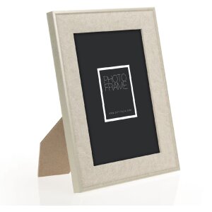 ZEP fotolijst Colmar grijs 15x20 cm polystyreen houtlook met voet