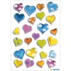 herma stickers magische harten gekleurd steen 1 vel