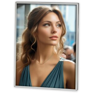 ZEP hoogglans fotolijst 120S zilvermetaal 7x10 cm tot...