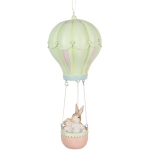 Clayre & Eef Decoratieve Hanger Konijn Luchtballon...