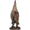 Clayre & Eef 6PR5481 Decoratieve Haan Beige Bruin 26x13x33 cm Polyresin