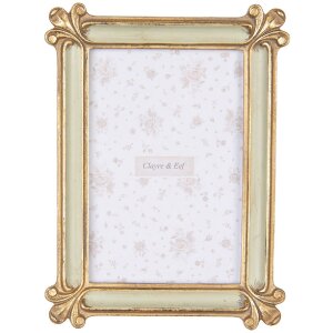 Clayre & Eef 2F1202 Fotolijst Goud Groen Barok...