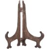 Clayre & Eef Decoratiebord Keramiek Beige Roze 25x18 cm Vintage Stijl