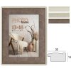 ZEP fotolijst Colmar polystyreen houtlook bruin grijs wit 10x15 tot 30x40 cm