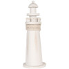 Clayre & Eef 6H2409 Decoratieve Vuurtoren Wit Ø 10x30 cm Landelijke stijl