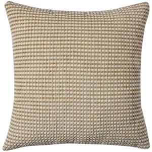 Clayre & Eef KT021.398 Kussenhoes 45x45 cm Bruin Wit