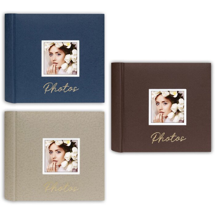 ZEP fotoalbum Dante boek album 24x24 cm 32x32 cm 40/60 paginas vensterponsen