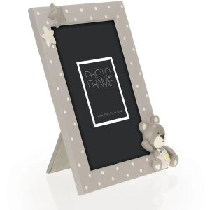 ZEP poly resin fotolijst Billy Beige 10x15 cm 13x18 cm met beer en sterren