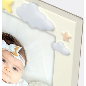 ZEP poly resin fotolijst Eddy ivoor blauw 10x15 cm 13x18 cm