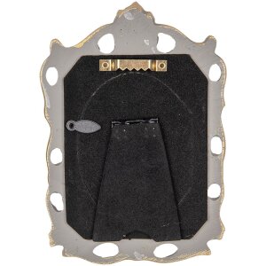 Clayre & Eef 2F1219 Fotolijst Grijs Goud 12x16 cm...
