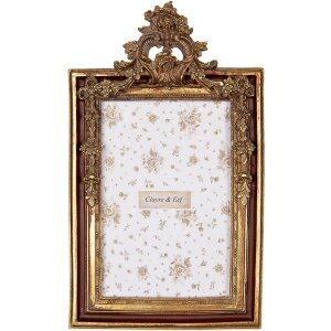 Clayre & Eef Fotolijst 2F1246 Goudbruin 14x3x24 cm...
