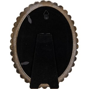 Clayre & Eef 2F1252 Fotolijst Zilver 10x15 cm Ovaal...