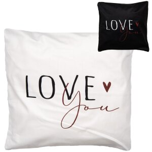 Clayre & Eef BHS24-2 Kussenhoes 45x45 cm Zwart Wit...