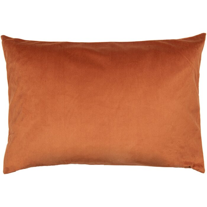 Clayre & Eef kussenhoes 35x50 cm oranje landelijke stijl polyester