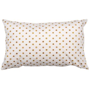 Clayre & Eef LEL36 Kussenhoes 30x50 cm Beige Geel...