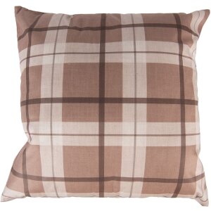 Clayre & Eef NWV20-1 Kussenhoes 45x45 cm Beige Bruin...