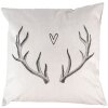 Clayre & Eef NWV20-1 Kussenhoes 45x45 cm Beige Bruin Landelijke stijl