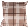 Clayre & Eef NWV20-1 Kussenhoes 45x45 cm Beige Bruin Landelijke stijl